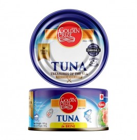 Golden Prize Tuna Sandwich Flakes in Brine  Tin  185 grams